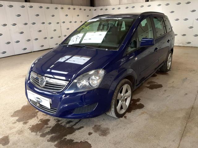 2013 VAUXHALL ZAFIRA EXC for sale at Copart WOLVERHAMPTON