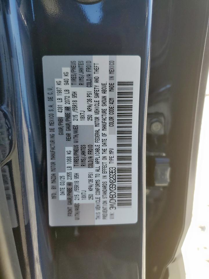 2025 Mazda Cx-30 Preferred VIN: 3MVDMBCM3SM829353 Lot: 62991005