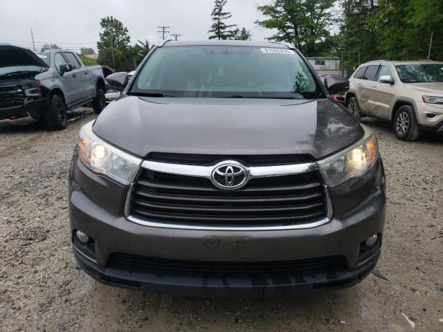  TOYOTA HIGHLANDER 2016 Серый