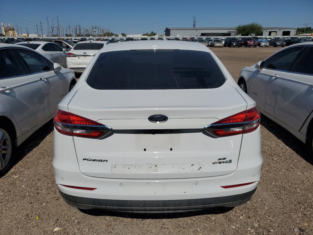 2019 Ford Fusion Se VIN: 3FA6P0LU4KR124897 Lot: 58971965