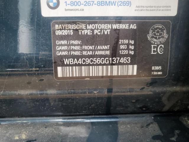 2016 BMW 428 XI GRAN COUPE SULEV  