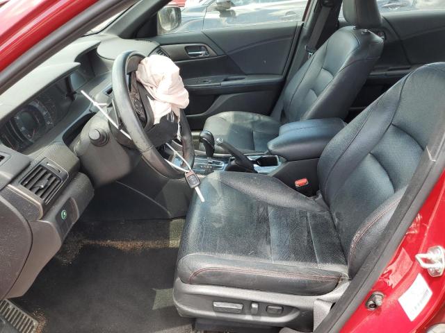  HONDA ACCORD 2017 Czerwony