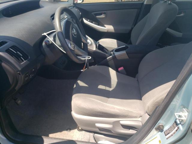  TOYOTA PRIUS 2012 Turquoise