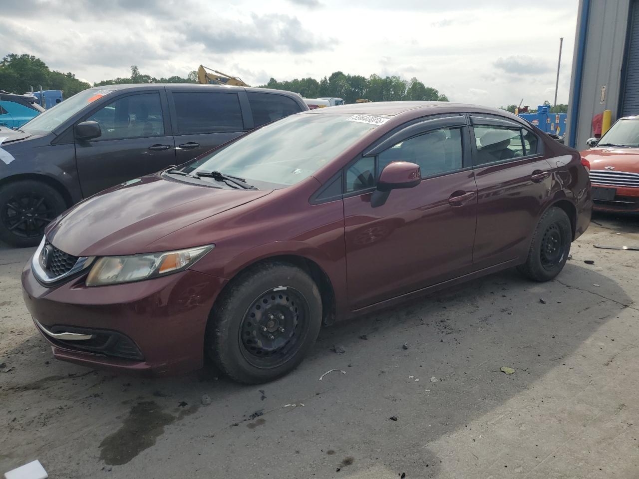 2013 Honda Civic Lx на продаже в Duryea, PA - Front End