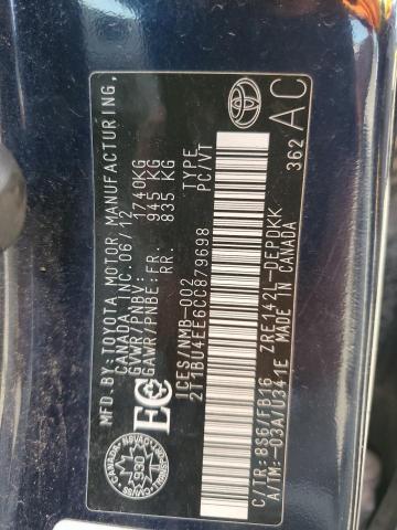 2012 TOYOTA COROLLA BASE