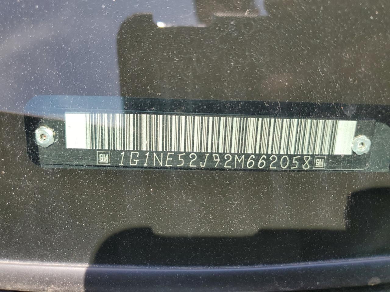 2002 Chevrolet Malibu Ls VIN: 1G1NE52J92M662058 Lot: 61444095