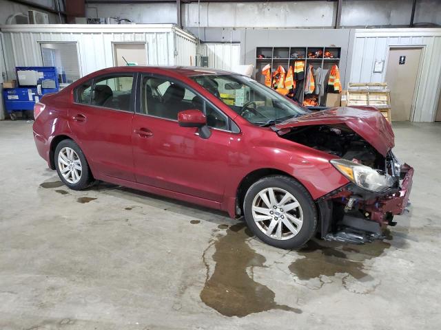  SUBARU IMPREZA 2016 Красный
