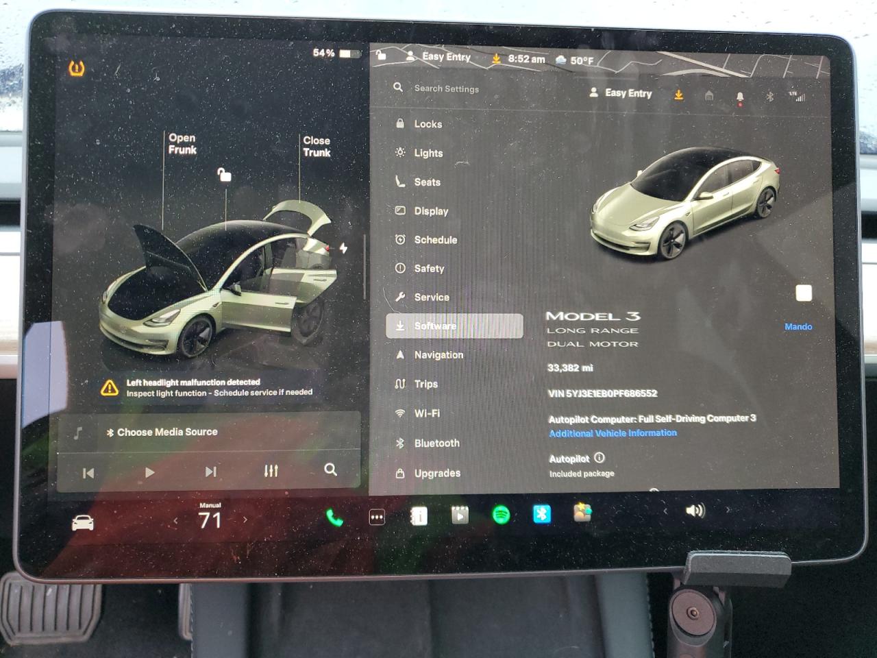 2023 Tesla Model 3 VIN: 5YJ3E1EB0PF686552 Lot: 59530545