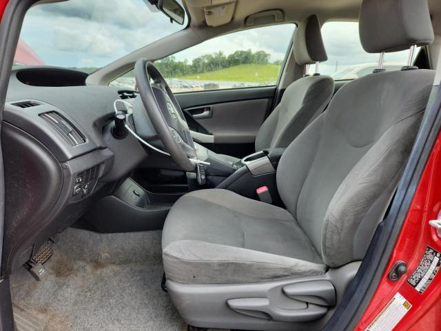  TOYOTA PRIUS 2012 Красный