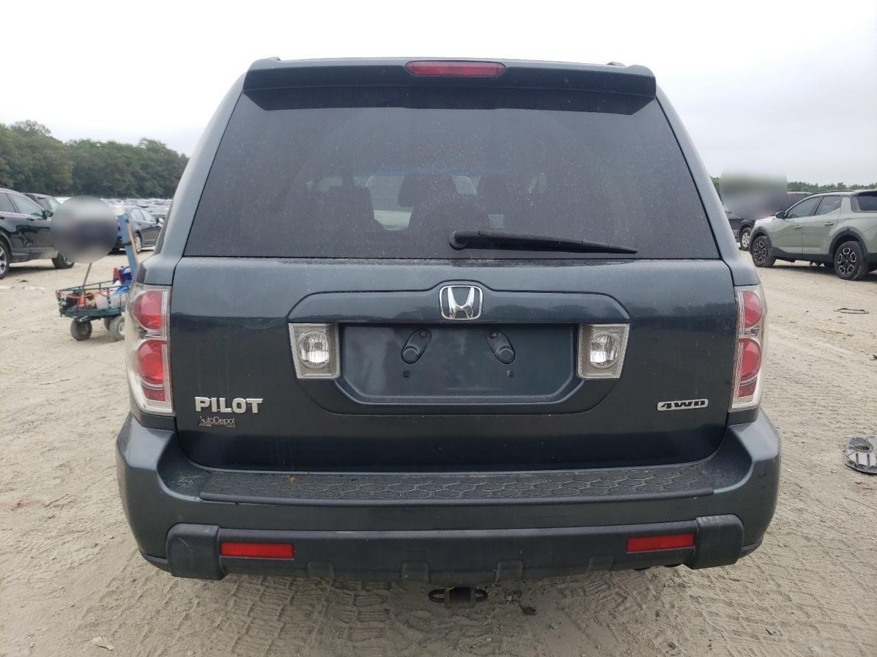 2006 Honda Pilot Ex VIN: 5FNYF18406B003022 Lot: 62524645