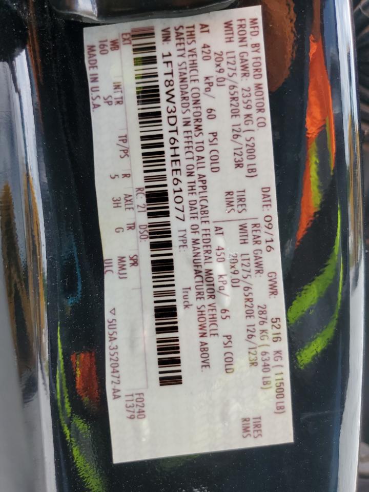 2019 Ford F350 Super Duty VIN: 1FT8W3DT4KEC04720 Lot: 59399375