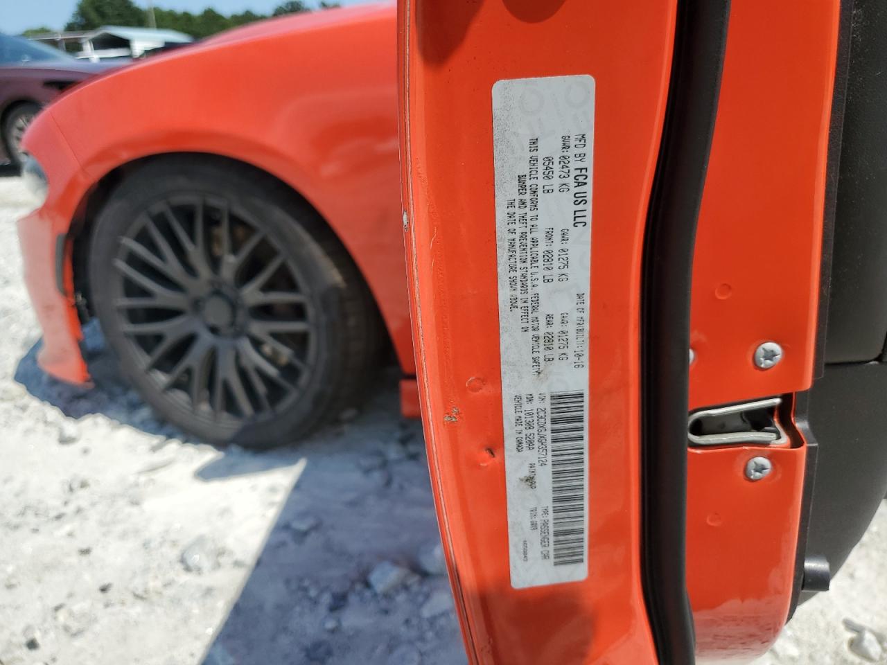 DODGE CHARGER 2016 VIN 2C3CDXGJXGH357124 фото 12