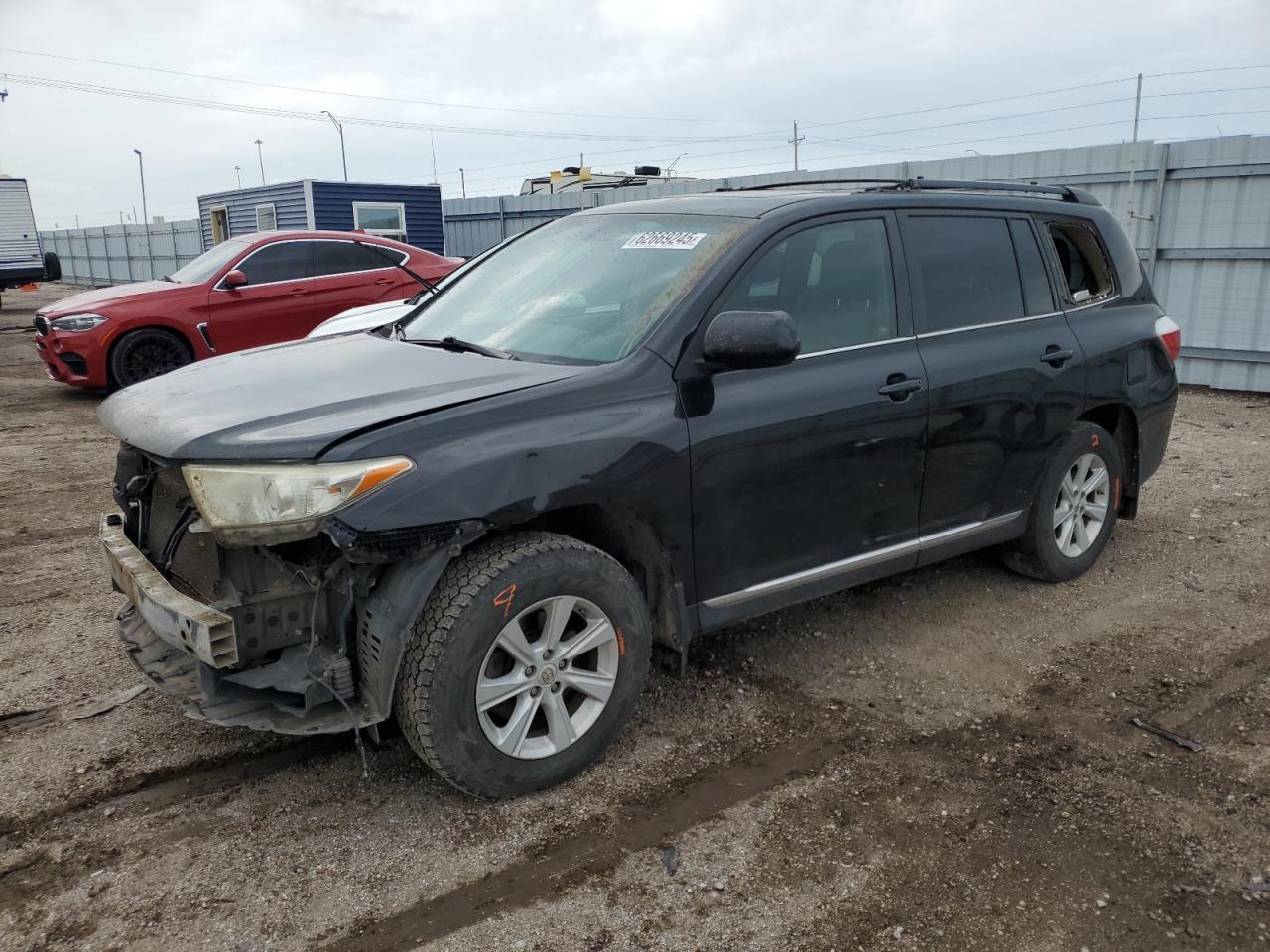 2012 Toyota Highlander Base black null gas 5TDZK3EH8CS084944 photo #1
