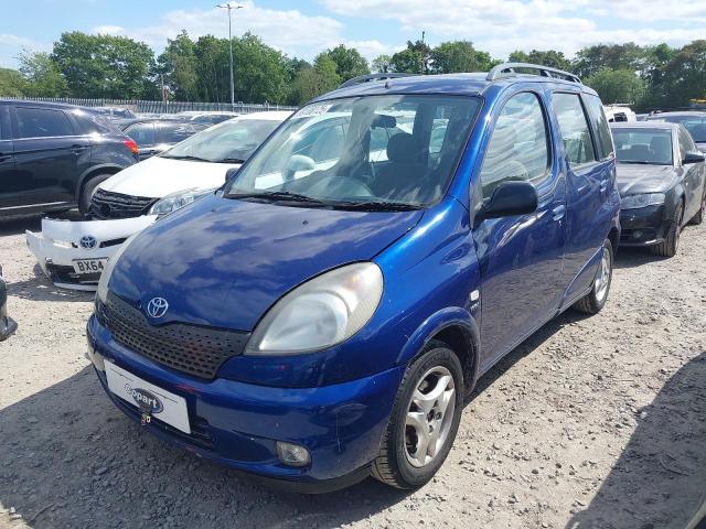 2001 TOYOTA YARIS VERS for sale at Copart WOLVERHAMPTON