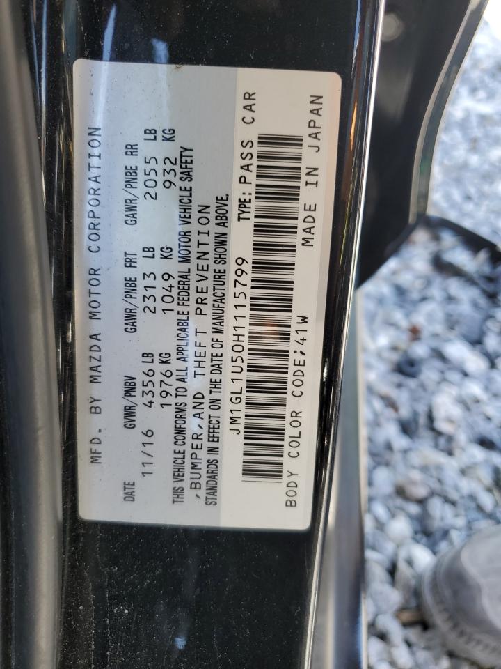 2017 Mazda 6 Sport VIN: JM1GL1U50H1115799 Lot: 62065895