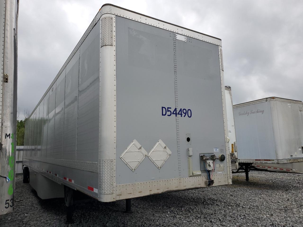 2017 Wabash Dvhdhpc Dry Van Trailer იყიდება Memphis-ში, TN - Normal Wear