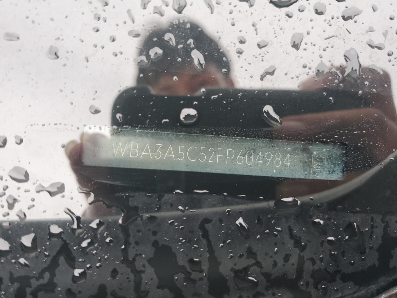 2015 BMW 328 I VIN: WBA3A5C52FP604984 Lot: 59190195