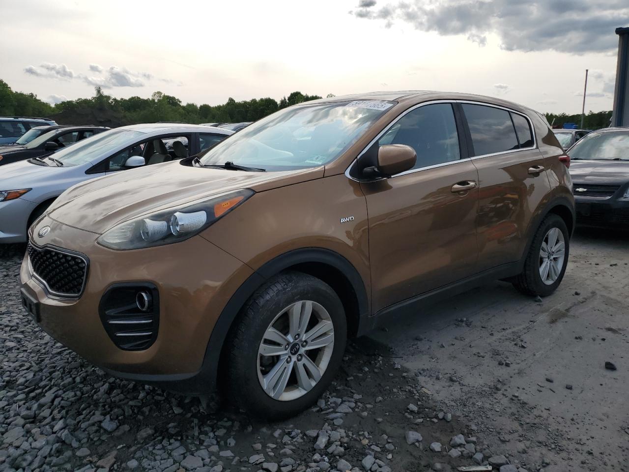 2017 Kia Sportage Lx იყიდება Duryea-ში, PA - Mechanical