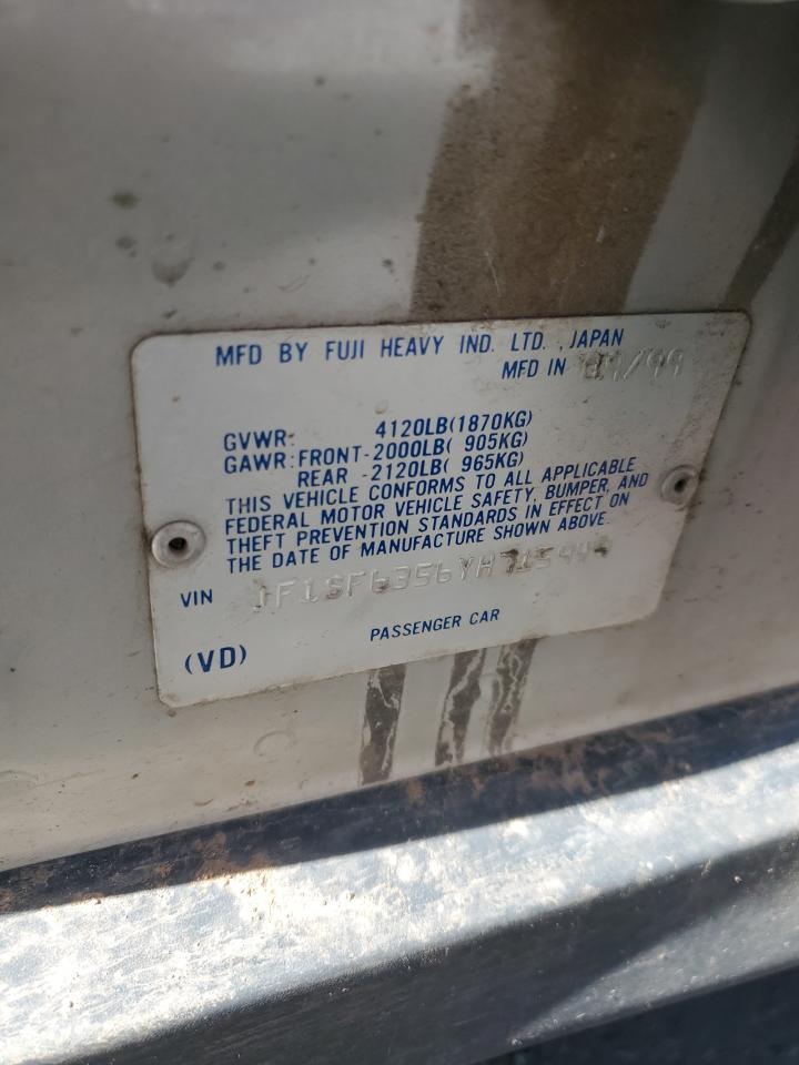 2000 Subaru Forester L VIN: JF1SF6356YH715949 Lot: 60897255
