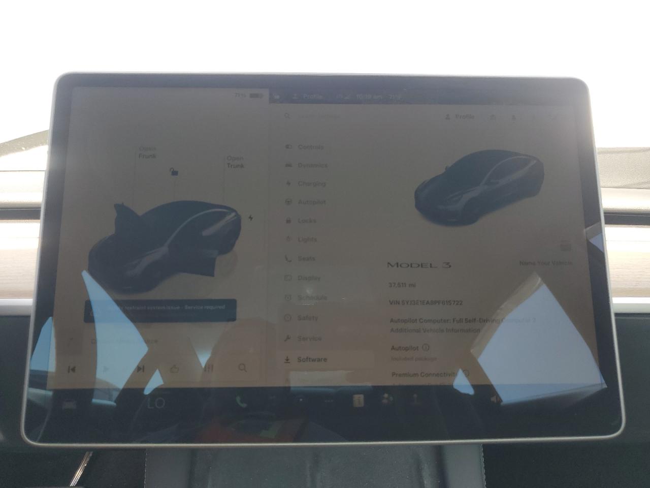 TESLA MODEL 3 2023 VIN 5YJ3E1EA8PF615722 zdjęcie 9