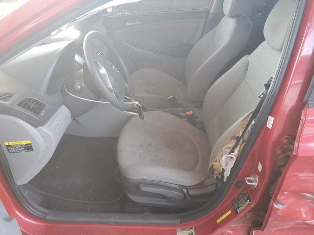 Седаны HYUNDAI ACCENT 2017 Красный