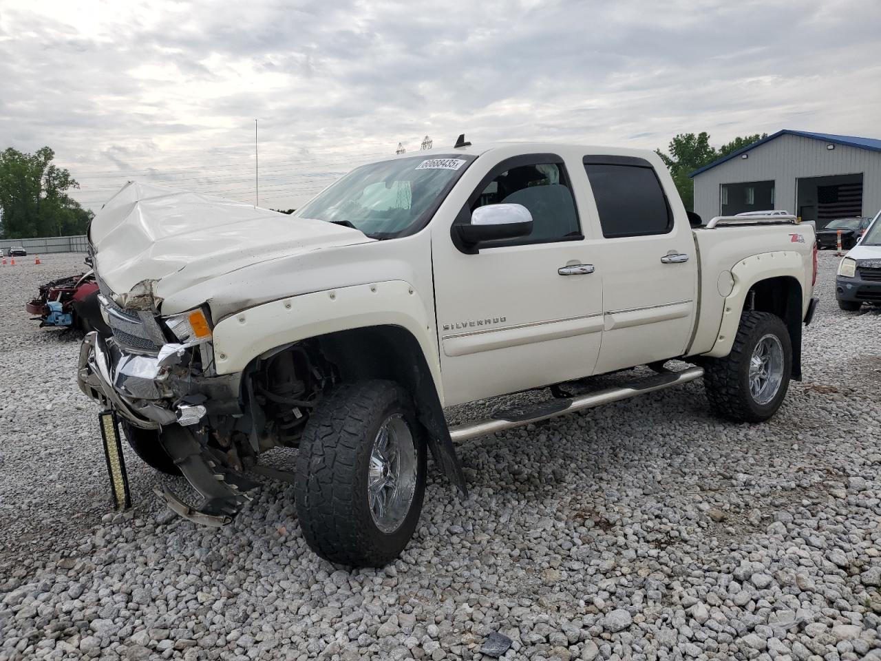 2012 Chevrolet Silverado K1500 Lt white null flexible 3GCPKSE73CG289823 photo #1