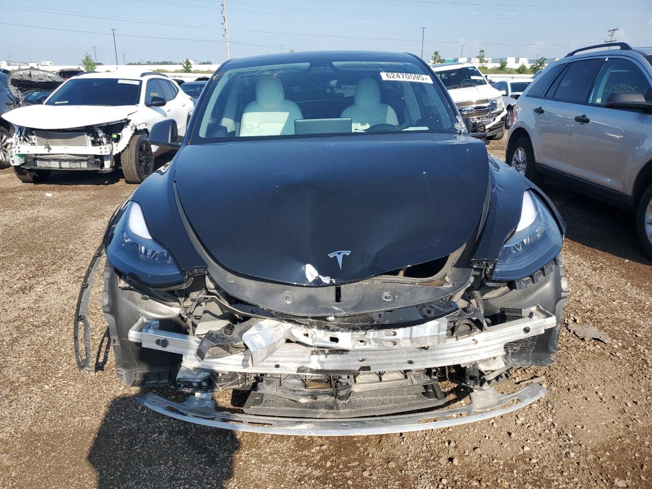 TESLA MODEL Y 2022 VIN 7SAYGDEF6NF320695 zdjęcie 5