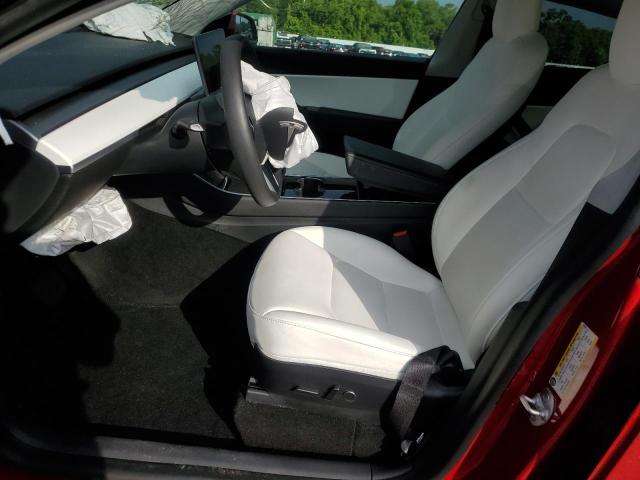  TESLA MODEL Y 2021 Czerwony