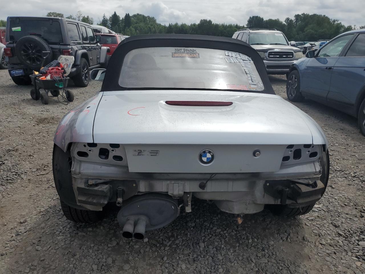 1997 BMW Z3 2.8 VIN: 4USCJ3329VLC07045 Lot: 61434005