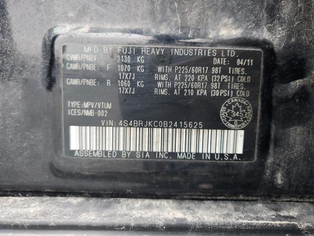 2011 SUBARU OUTBACK 3.6R LIMITED  