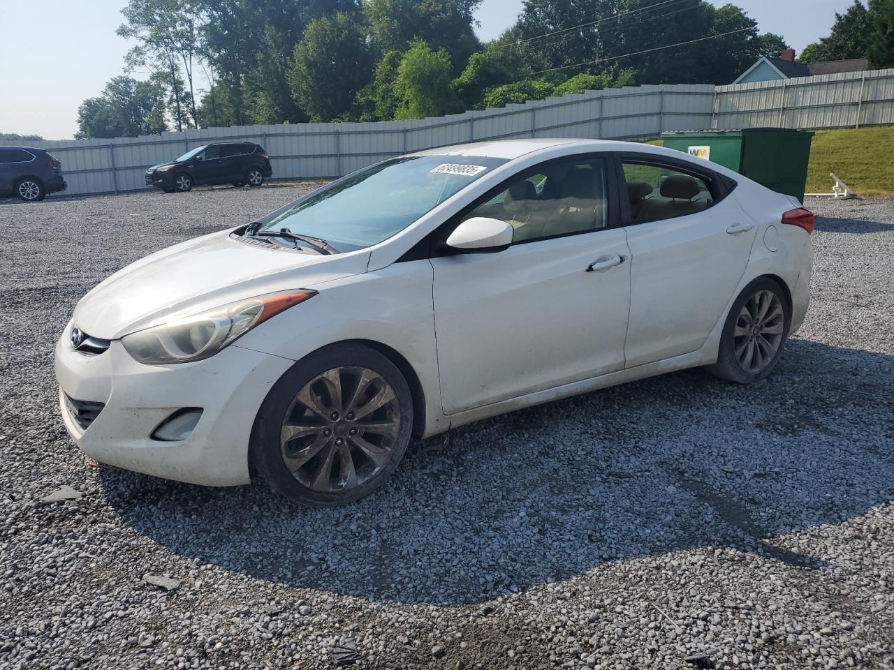 HYUNDAI ELANTRA 2012 VIN 5NPDH4AE7CH118498