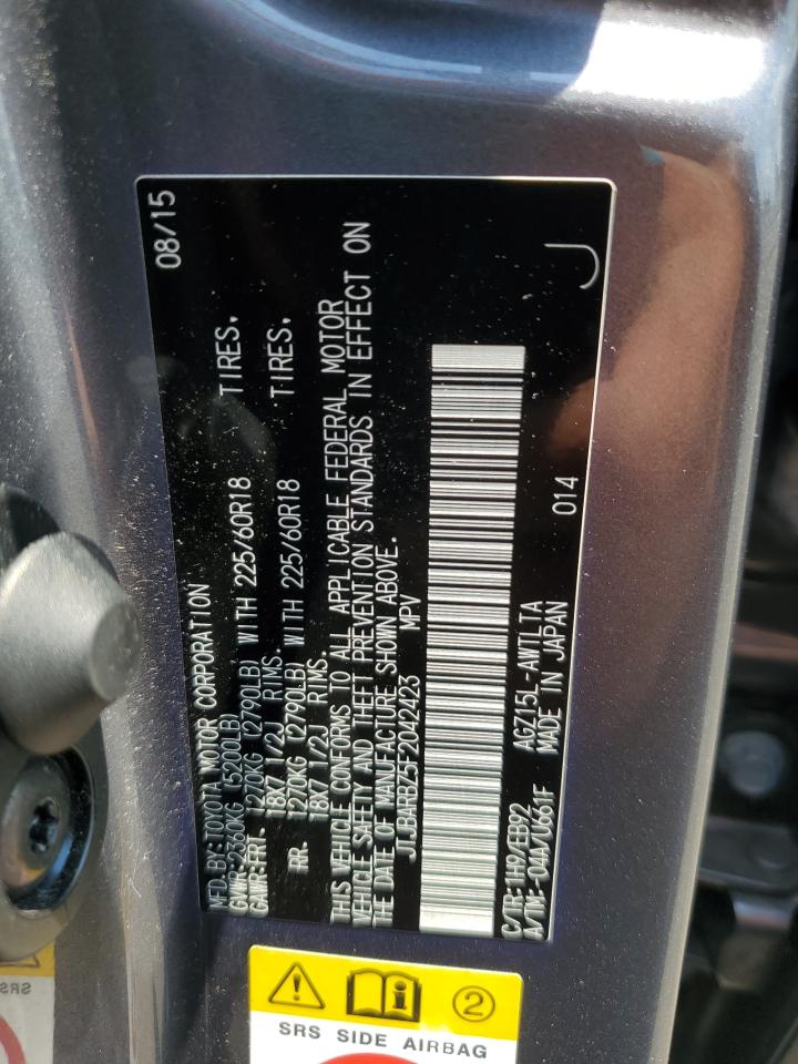 2015 Lexus Nx 200T VIN: JTJBARBZ5F2042423 Lot: 62902665