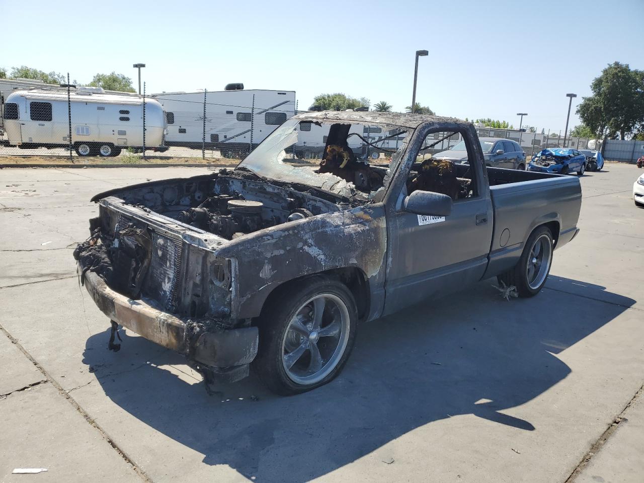 1989 Gmc Sierra C1500 for Sale in Sacramento, CA - Burn - Engine