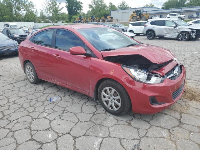 Sedans HYUNDAI ACCENT 2014 Red