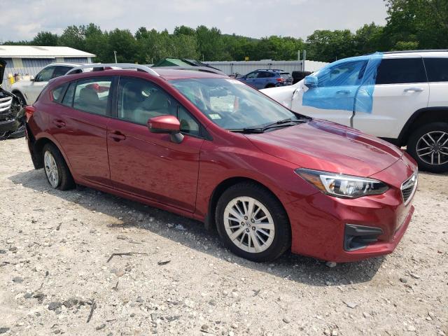  SUBARU IMPREZA 2017 Красный