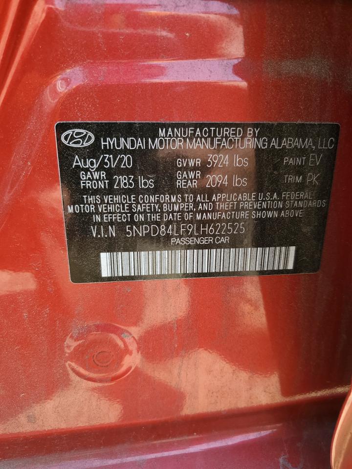 HYUNDAI ELANTRA 2020 VIN 5NPD84LF9LH622525 фото 12