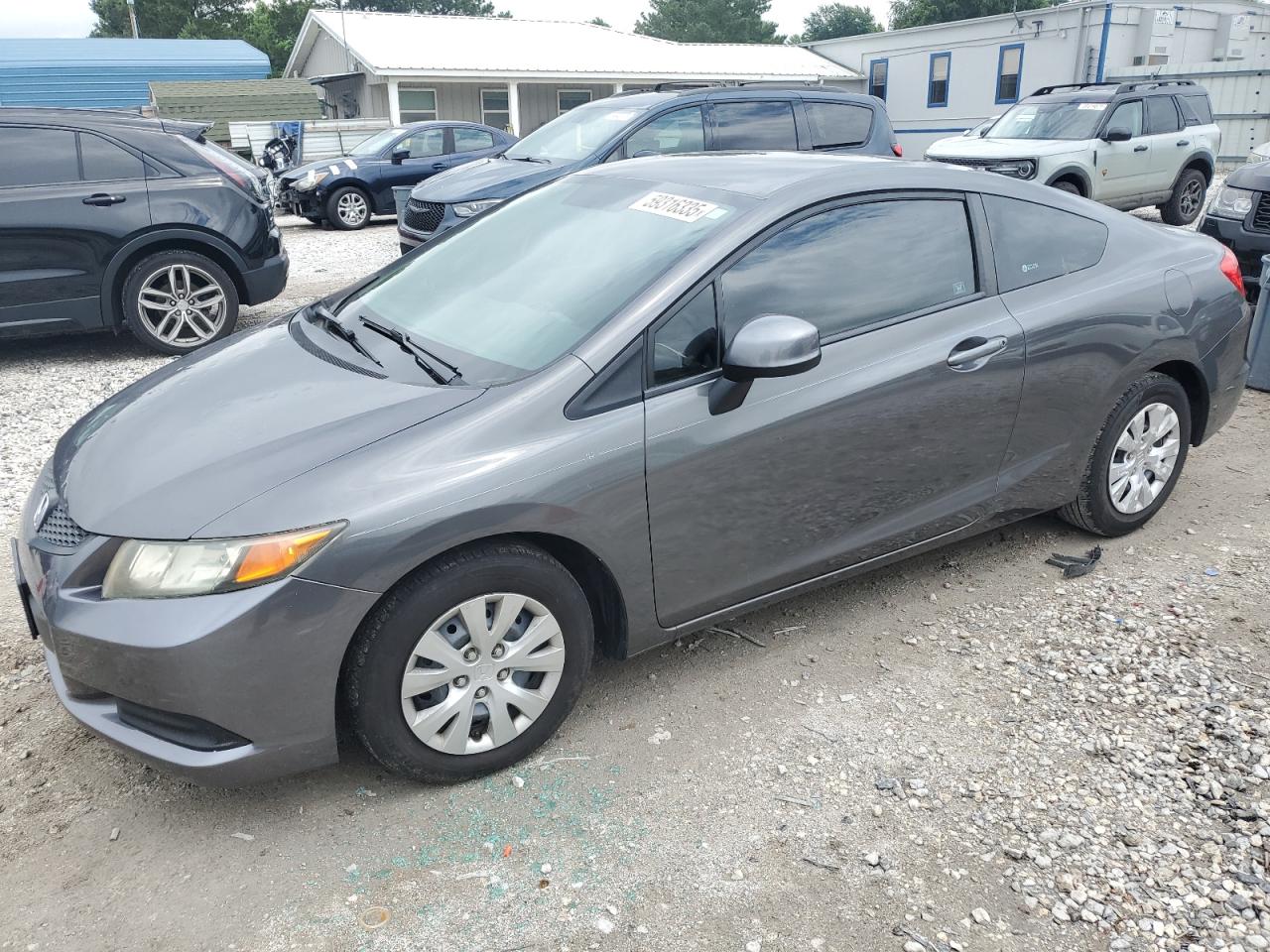 2012 Honda Civic Lx იყიდება Prairie Grove-ში, AR - Hail