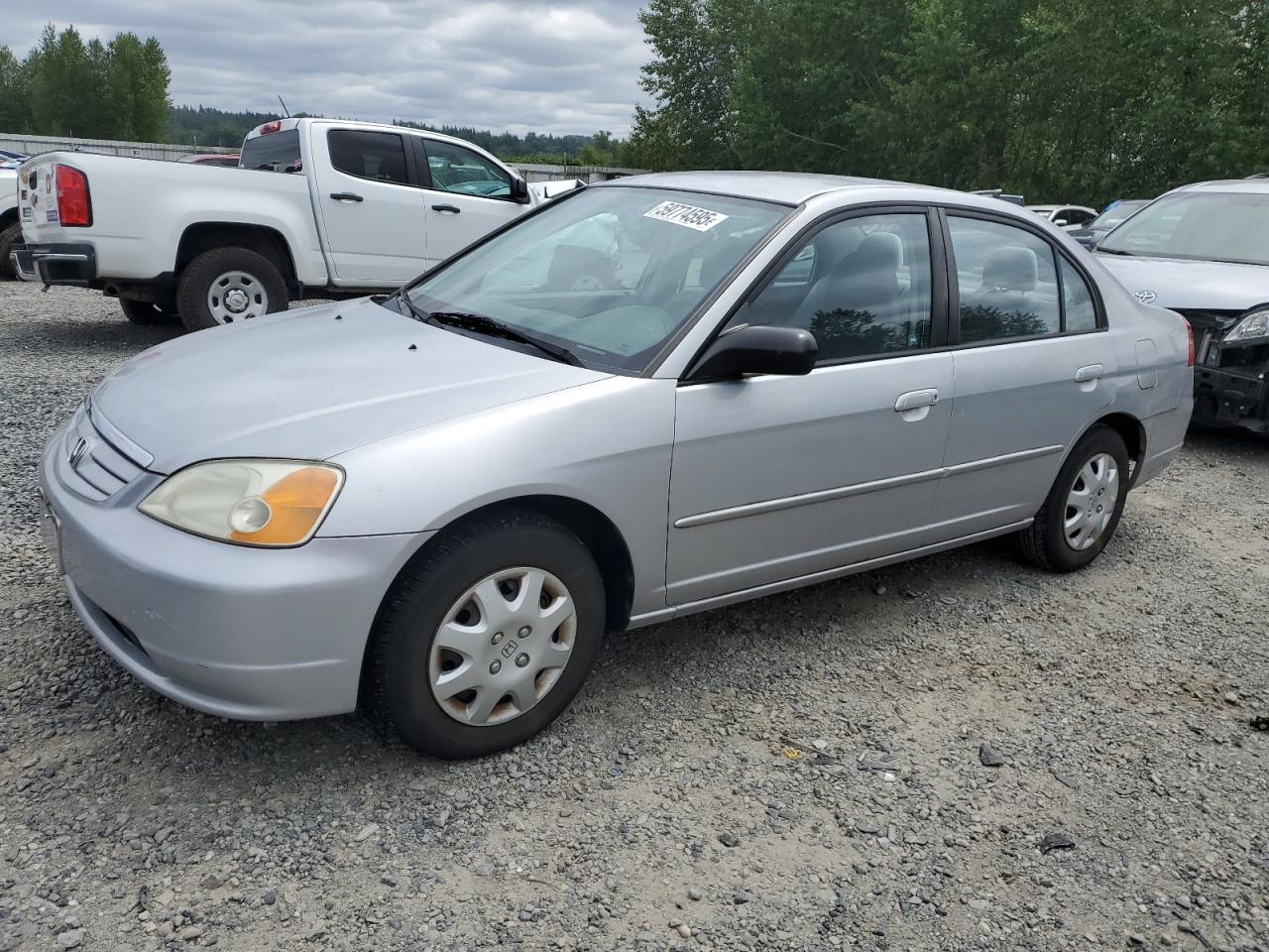 2003 Honda Civic Lx zu verkaufen in Arlington, WA - Side