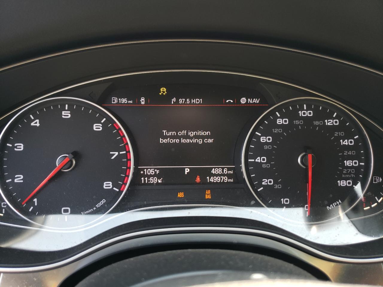 2013 Audi A6 Premium Plus VIN: WAUGFAFC8DN110885 Lot: 62232895
