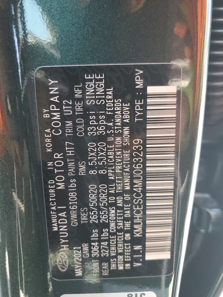 2021 Genesis Gv80 Base VIN: KMUHCESC4MU063239 Lot: 59746035
