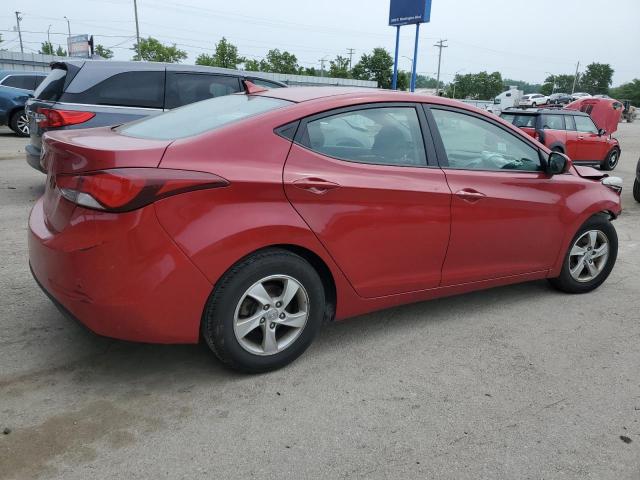  HYUNDAI ELANTRA 2014 Czerwony