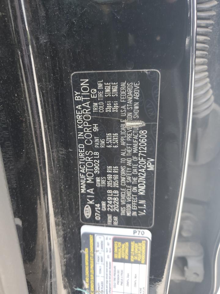 2015 Kia Soul VIN: KNDJN2A20F7120608 Lot: 62996895