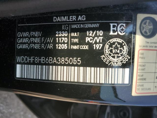 2011 MERCEDES-BENZ E 350 4MATIC  