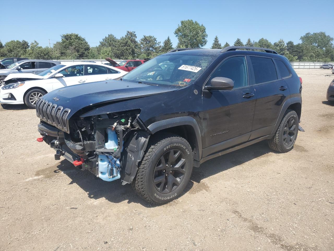 2016 Jeep Cherokee Trailhawk en Venta en Elgin, IL - Front End