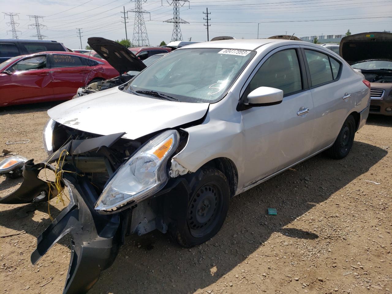 2019 Nissan Versa S VIN: 3N1CN7AP9KL878151 Lot: 60417993