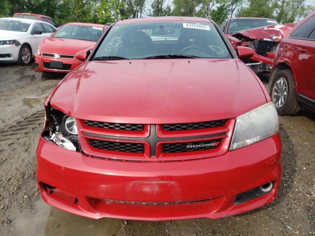  DODGE AVENGER 2013 Красный