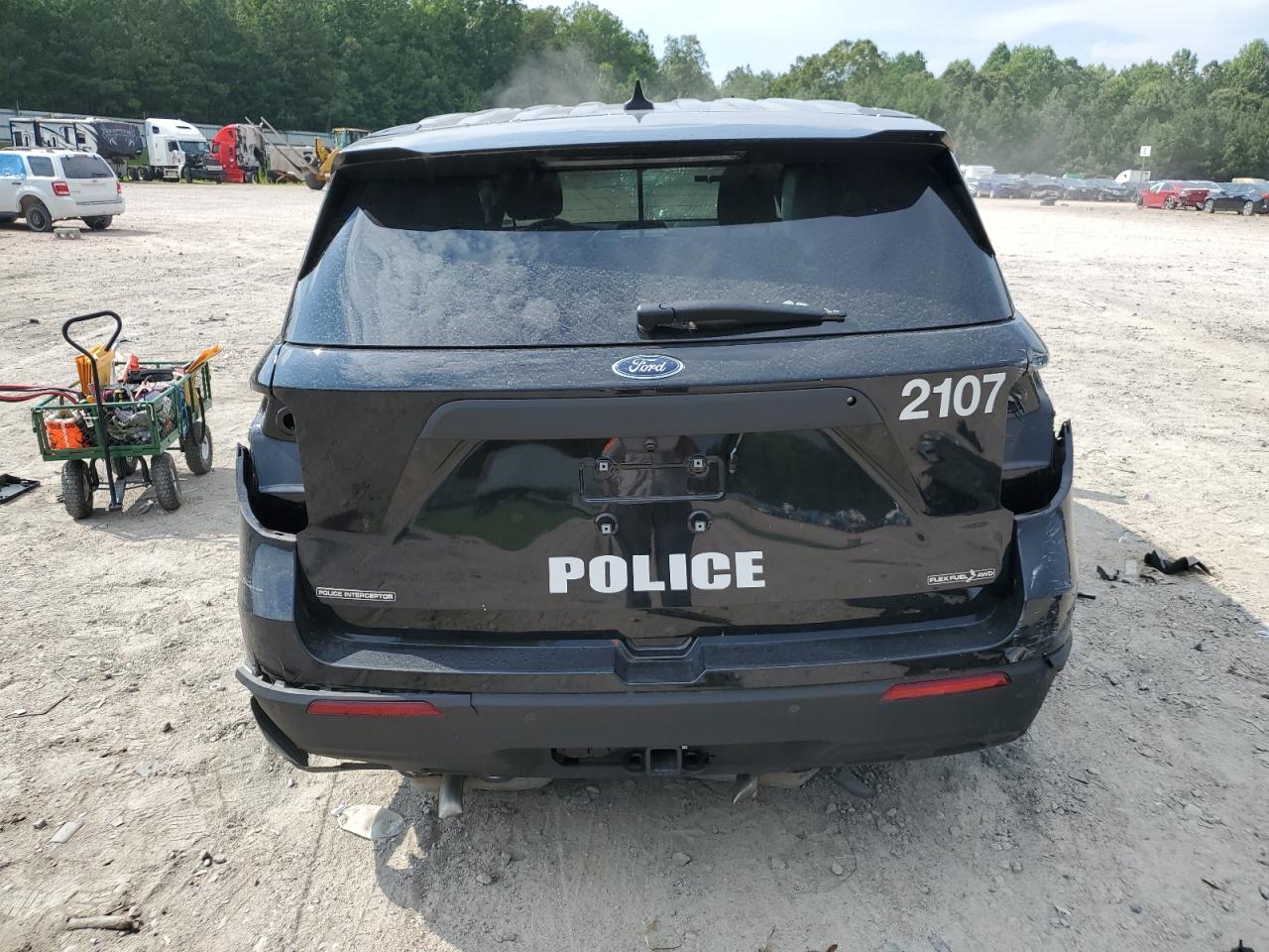 2021 Ford Explorer Police Interceptor VIN: 1FM5K8AB7MGC00428 Lot: 74240674