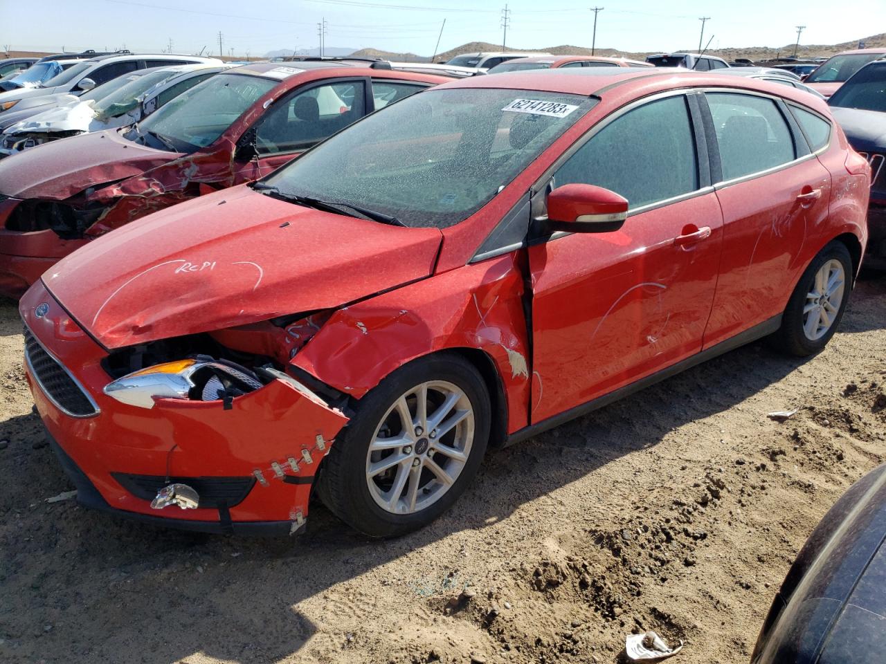 2016 Ford Focus Se VIN: 1FADP3K23GL284378 Lot: 62141283