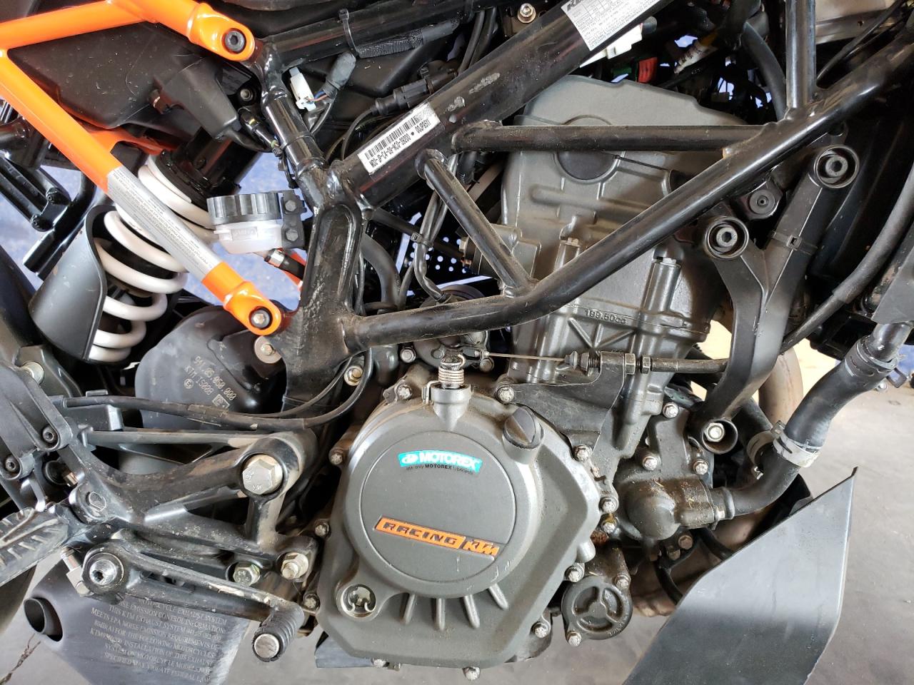 2022 Ktm 200 Duke VIN: MD2JPC409NC039200 Lot: 61519423