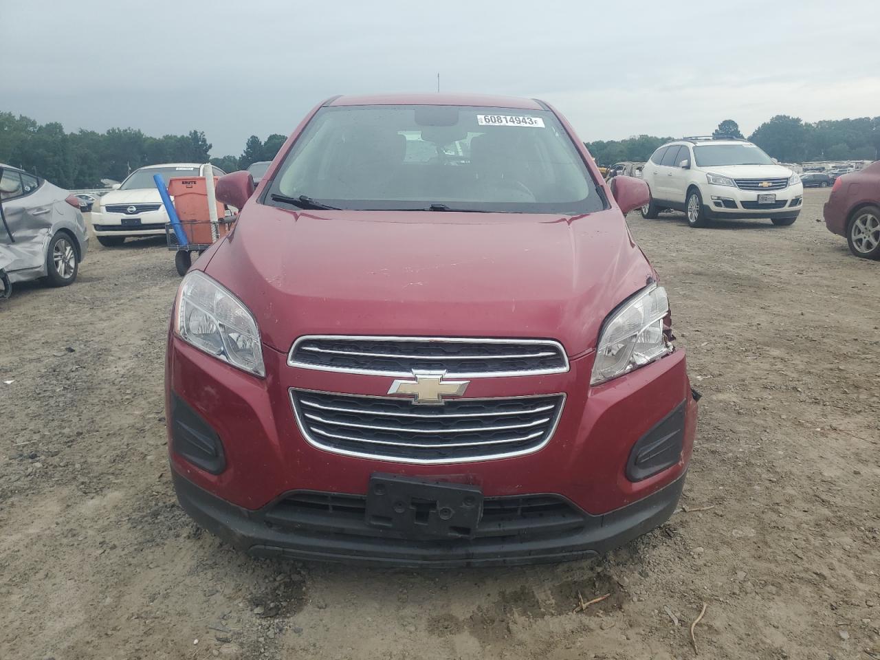 2015 Chevrolet Trax Ls VIN: KL7CJKSBXFB257875 Lot: 60814943